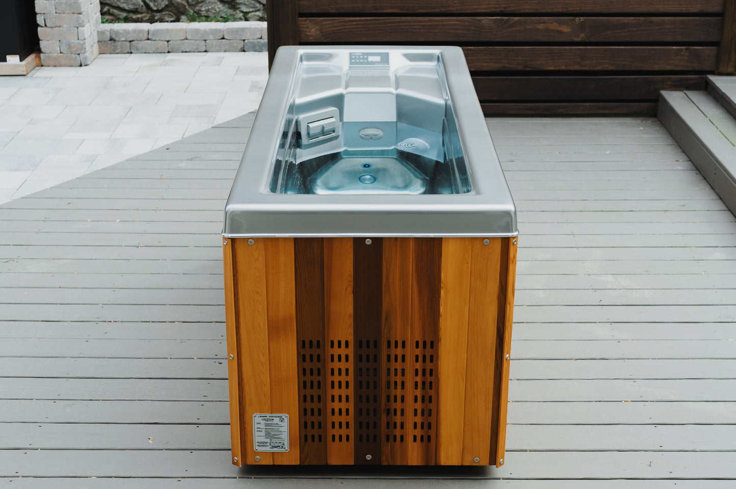The Coldtub - Coldtub Store # The Coldtub is our residential 1 person model. Our first ever residential model, bringing the highest level of commercial quality to your backyard, home gym, or wherever you dream of. This model is perfect for individuals up to 6’7" and for individuals looking to dunk their head or fully submerge. Temperature ranges from 35-104°F (if you purchase the heater add-on). Residential